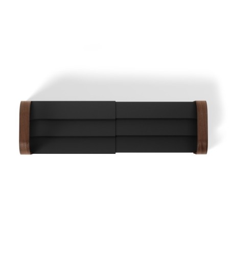 UMBRA półka na przyprawy BELLWOOD czarna  / brązowa