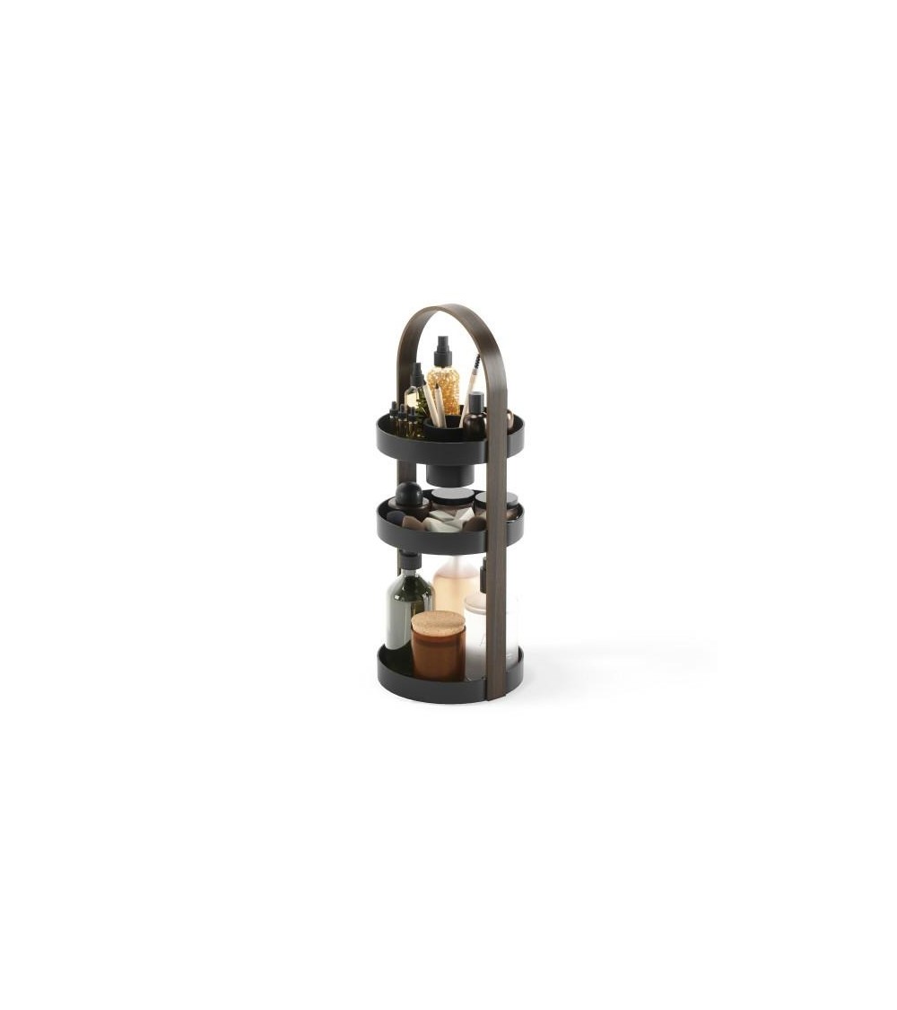 UMBRA organizer na kosmetyki BELLWOOD     czarny / brązowy