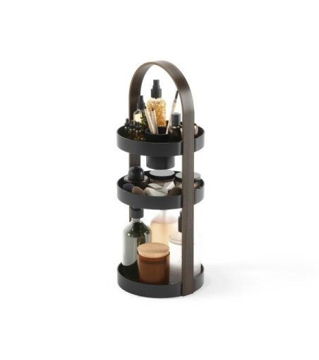 UMBRA organizer na kosmetyki BELLWOOD     czarny / brązowy