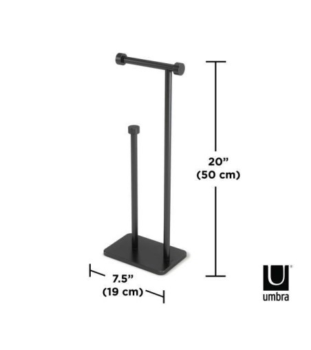 UMBRA stojak na papier toaletowy CAPPA    czarny