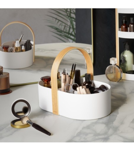 UMBRA organizer na kosmetyki BELLWOOD     biały