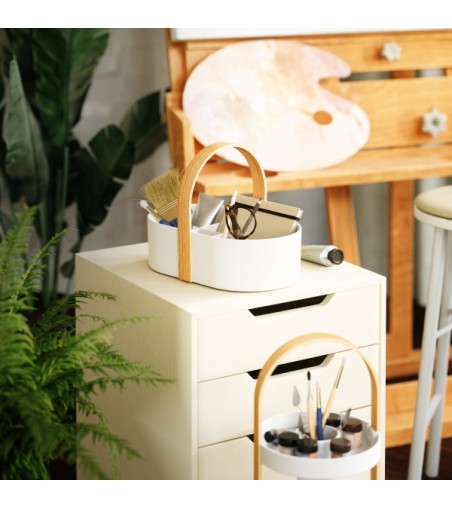 UMBRA organizer na kosmetyki BELLWOOD     biały