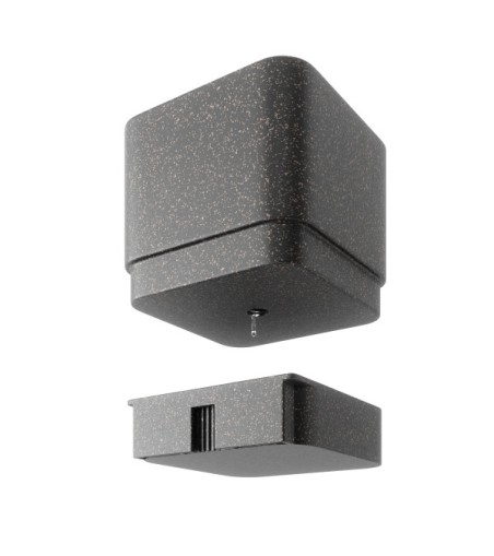 UMBRA zestaw doniczek CUBIKO czarny