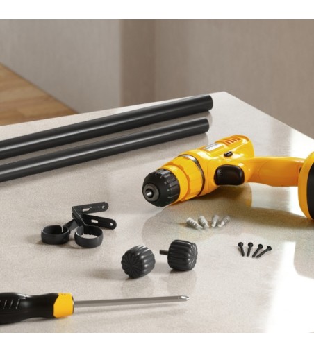 UMBRA karnisz CLEO 91 - 168 cm czarny