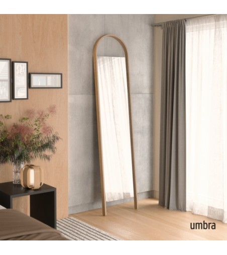 UMBRA lustro stojące BELLWOOD brązowe