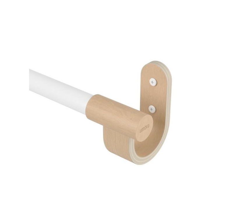 UMBRA karnisz BELLWOOD 107 - 305 cm       biały / brązowy