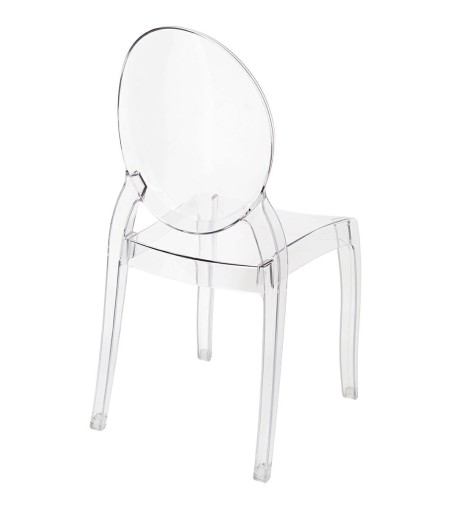 Krzesło ELIZABETH transparentne -  poliwęglan