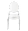 Krzesło ELIZABETH transparentne -  poliwęglan