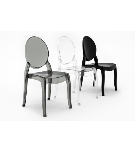 Krzesło ELIZABETH transparentne -  poliwęglan