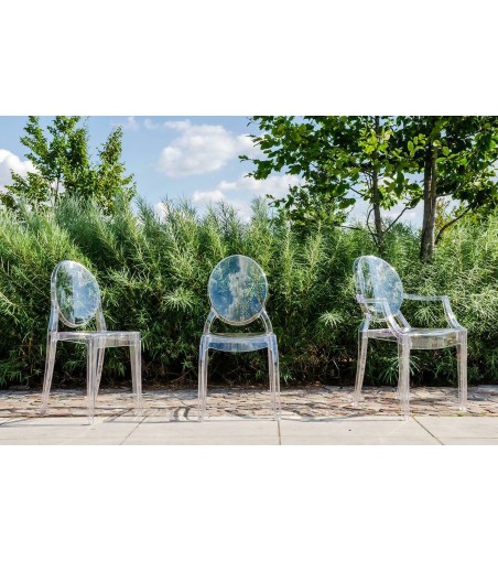 Krzesło ELIZABETH transparentne -  poliwęglan