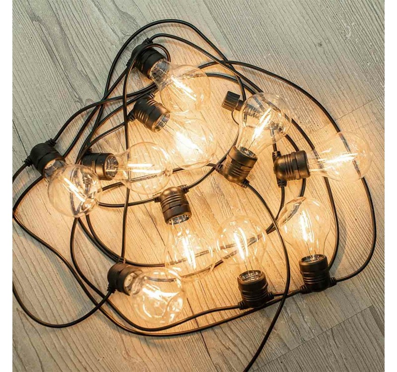 NEW GARDEN girlanda ogrodowa ALLEGRA      czarna