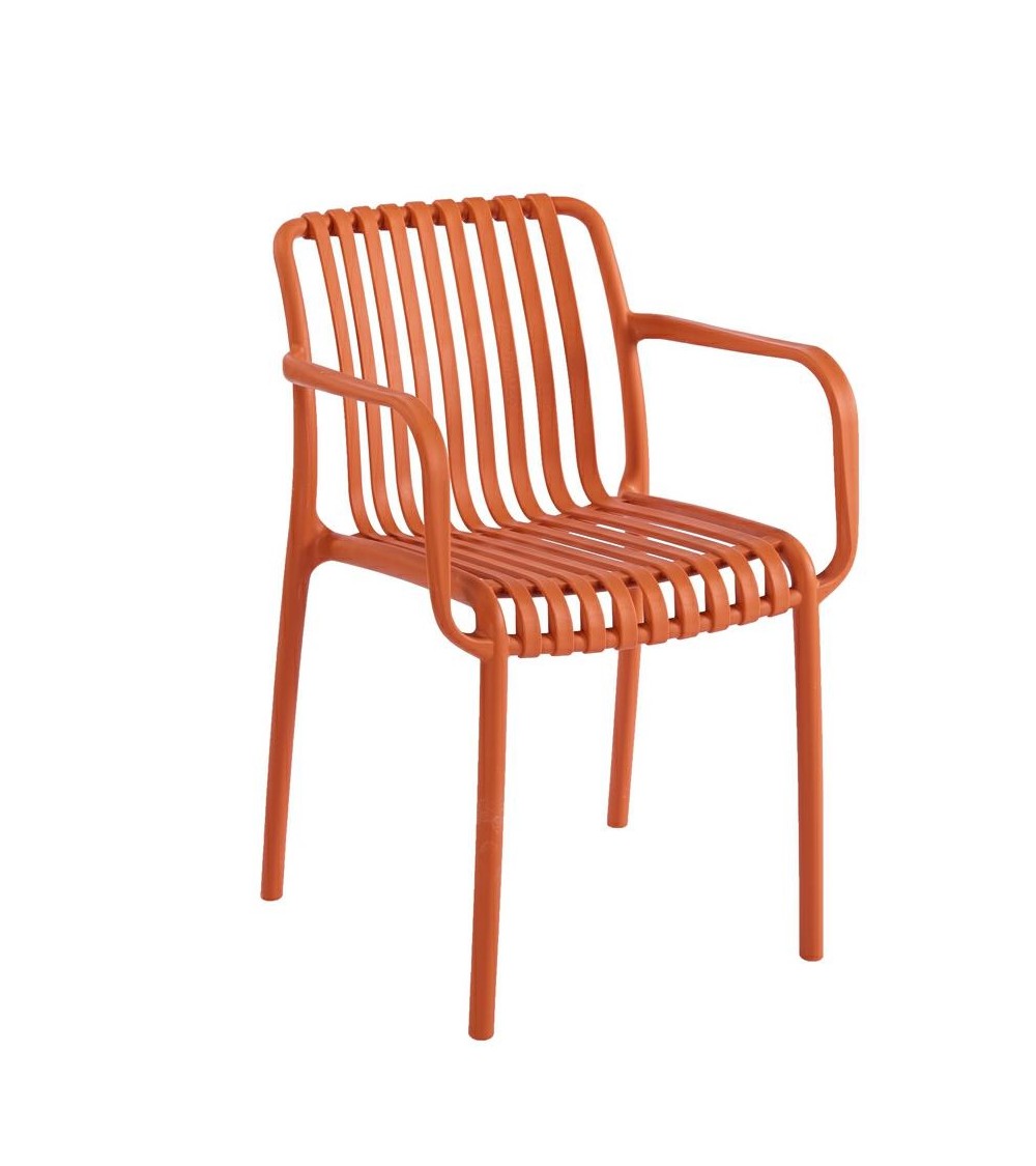 Krzesło STRIPS ARM pomarańczowe