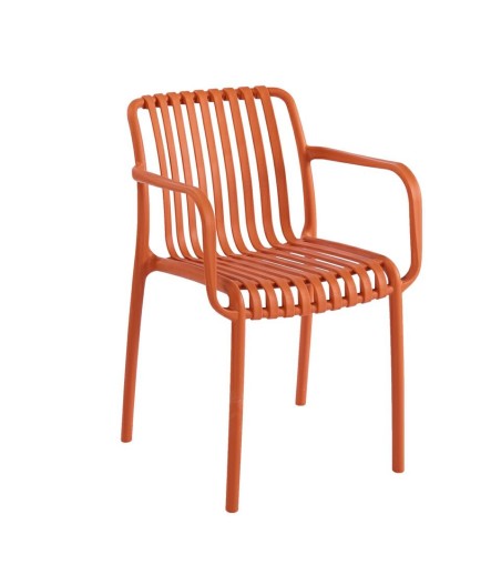 Krzesło STRIPS ARM pomarańczowe