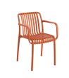Krzesło STRIPS ARM pomarańczowe