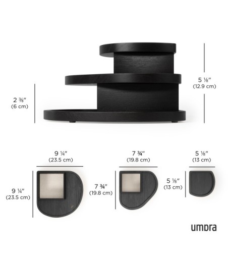 UMBRA pojemnik do przechowywania COVE     czarny