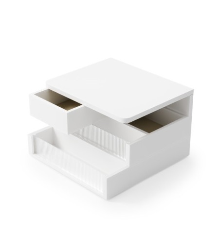 UMBRA pojemnik do przechowywania MALIBU   biały