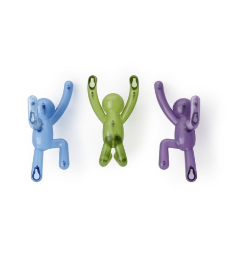 UMBRA wieszak ścienny BUDDY               wielokolorowy