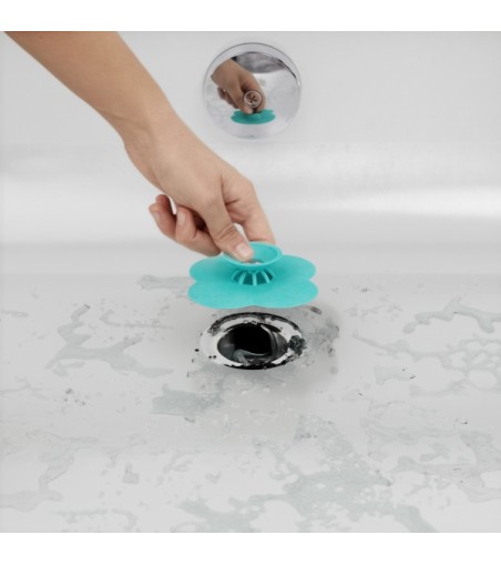 UMBRA zatyczka do odpływu BLOOM           niebieska