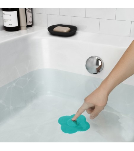 UMBRA zatyczka do odpływu BLOOM           niebieska