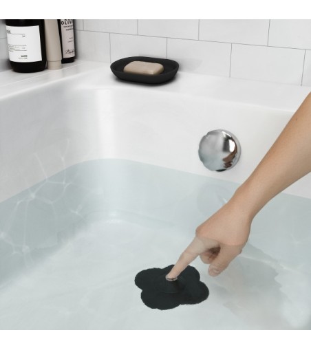 UMBRA zatyczka do odpływu BLOOM czarna