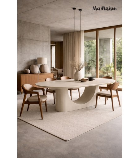 MaMaison stół jadalniany ICARO 220        beżowy / drewno