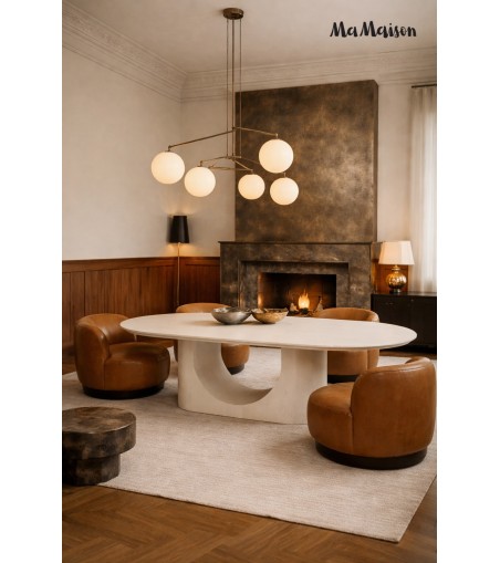 MaMaison stół jadalniany ICARO 220        beżowy / drewno
