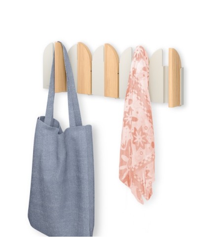 UMBRA wieszak ścienny SALOON beżowy