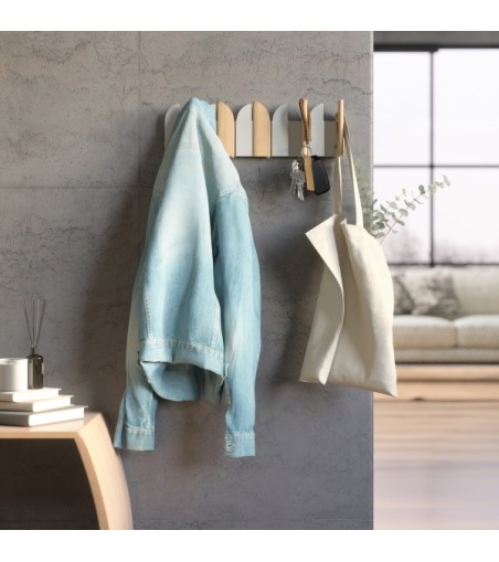 UMBRA wieszak ścienny SALOON beżowy