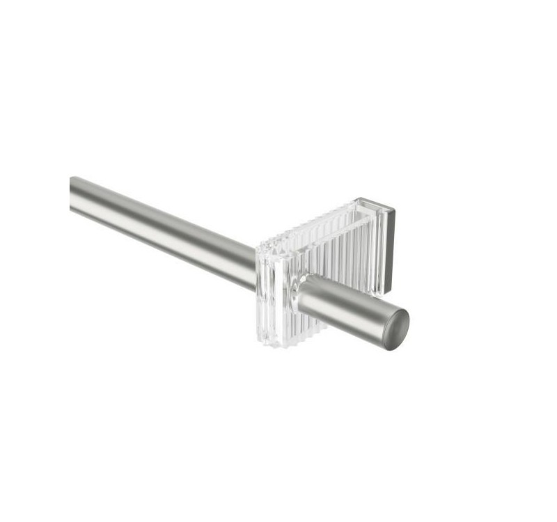 UMBRA karnisz FLUTE 107-305 cm nikiel /   stal