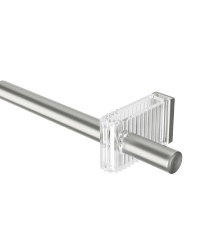 UMBRA karnisz FLUTE 107-305 cm nikiel /   stal