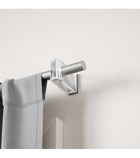 UMBRA karnisz FLUTE 107-305 cm nikiel /   stal