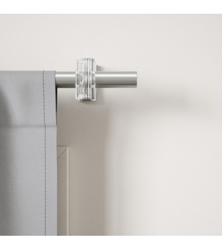 UMBRA karnisz FLUTE 107-305 cm nikiel /   stal