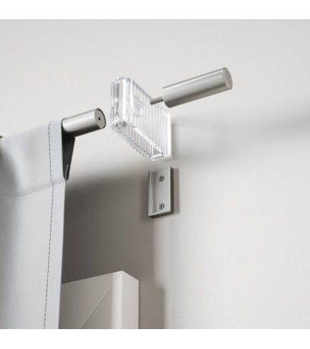 UMBRA karnisz FLUTE 107-305 cm nikiel /   stal