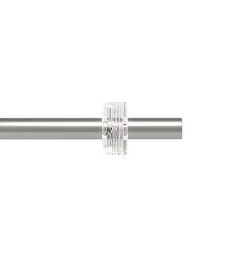 UMBRA karnisz FLUTE 107-305 cm nikiel /   stal