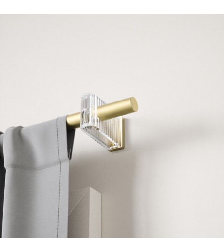 UMBRA karnisz FLUTE 107-305 cm złoty