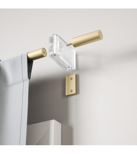 UMBRA karnisz FLUTE 107-305 cm złoty