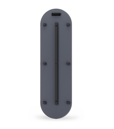 UMBRA lustro ścienne HUBBA 62 x 18 cm     tytan