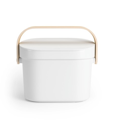 UMBRA kosz na śmieci BELLWOOD biały