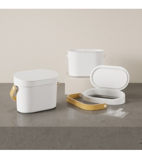 UMBRA kosz na śmieci BELLWOOD biały