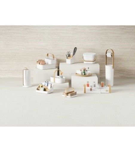 UMBRA kosz na śmieci BELLWOOD biały