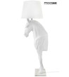 MOOSEE lampa podłogowa KOŃ HORSE STAND    M biała - włókno szklane
