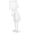 MOOSEE lampa podłogowa KOŃ HORSE STAND    M biała - włókno szklane