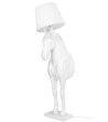 MOOSEE lampa podłogowa KOŃ HORSE STAND    M biała - włókno szklane