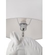 MOOSEE lampa podłogowa KOŃ HORSE STAND    M biała - włókno szklane