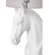 MOOSEE lampa podłogowa KOŃ HORSE STAND    M biała - włókno szklane
