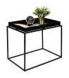 Stolik RITTA XL czarny - metal