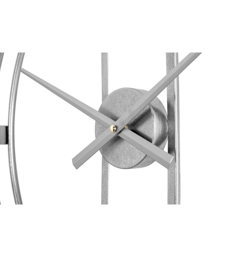 KARE zegar CLIP 60 srebrny