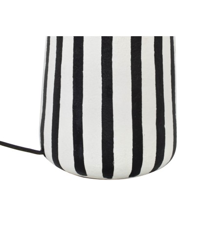 KARE lampa stołowa STRISCE 44 cm          biało-czarna