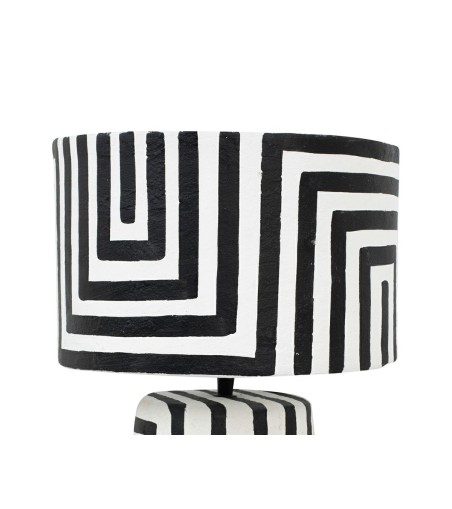 KARE lampa stołowa STRISCE 44 cm          biało-czarna