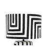 KARE lampa stołowa STRISCE 44 cm          biało-czarna